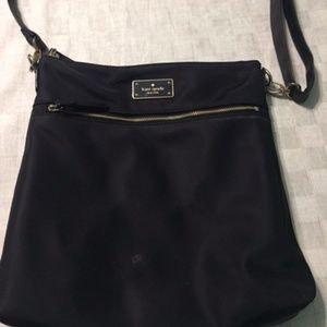 Kate Spade New York Black nylon shoulder/cross